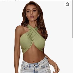 wrap crop top